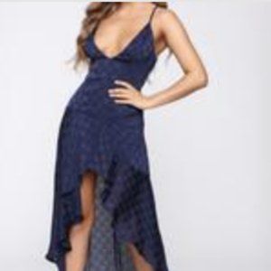 Resiliently Beautiful Satin High Low Dress